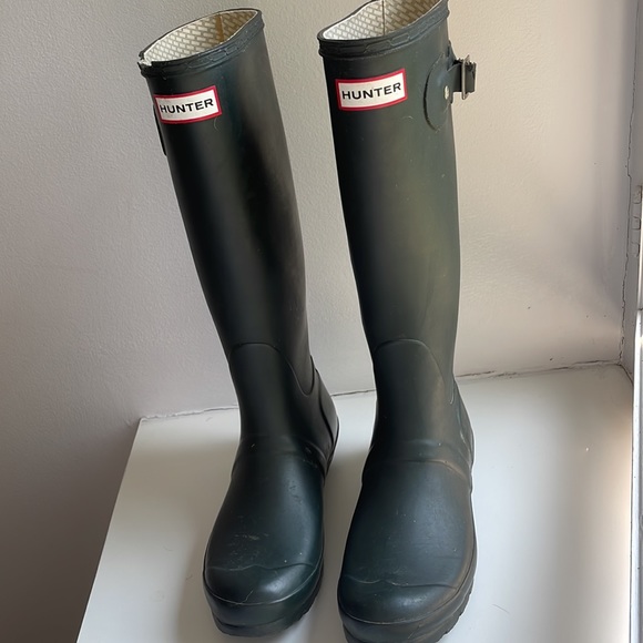 Green hunter boots - Picture 2 of 4